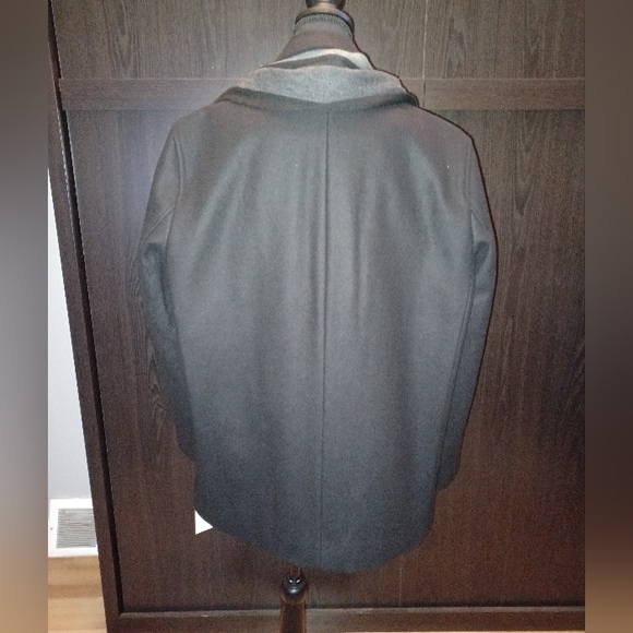 Calvin Klein Wool Overcoat Mens Medium - Picture 4 of 9